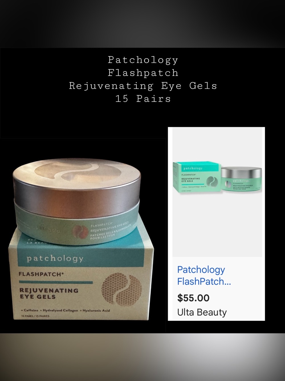 Patchology FlashPatch Rejuvenating Eye Gels 15 Pairs